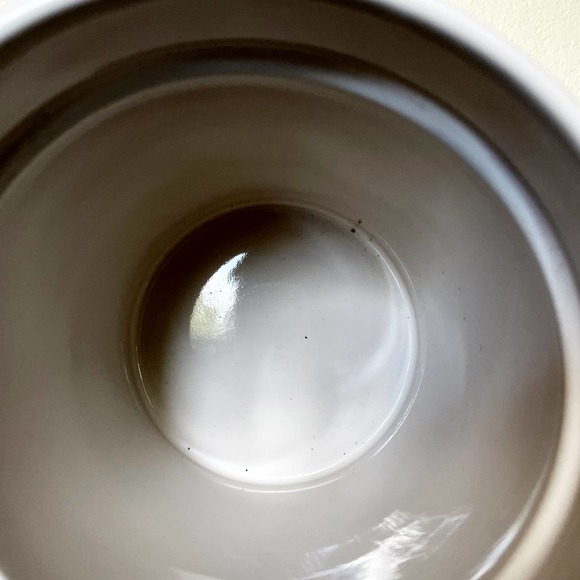 Rae Dunn LL Utensil Holder Be Thankful White Orange - Picture 2 of 4